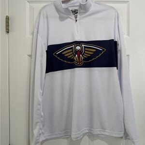 Men’s New Orleans Pelicans pull over 🏀🏀🏀🏀🏀🏀🏀White and Men's Jersey